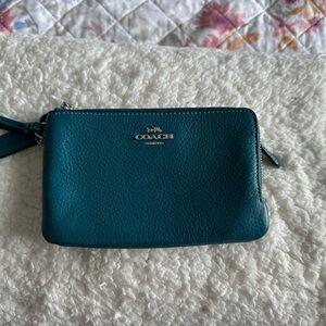 Coach Double Zip Wristlet